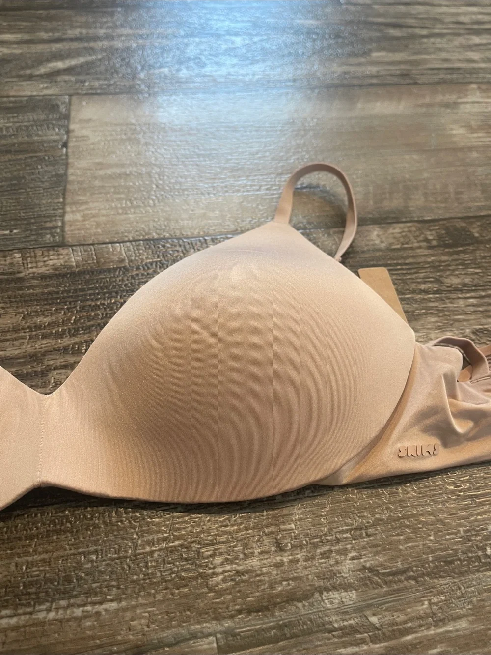 NWT skims wireless form push up plunge bra in color clay 32DD - Picture 9 of 10